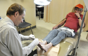Dr. Caputi, our podiatrist, is kind and experienced, proving care in a comfortable, friendly atmosphere 